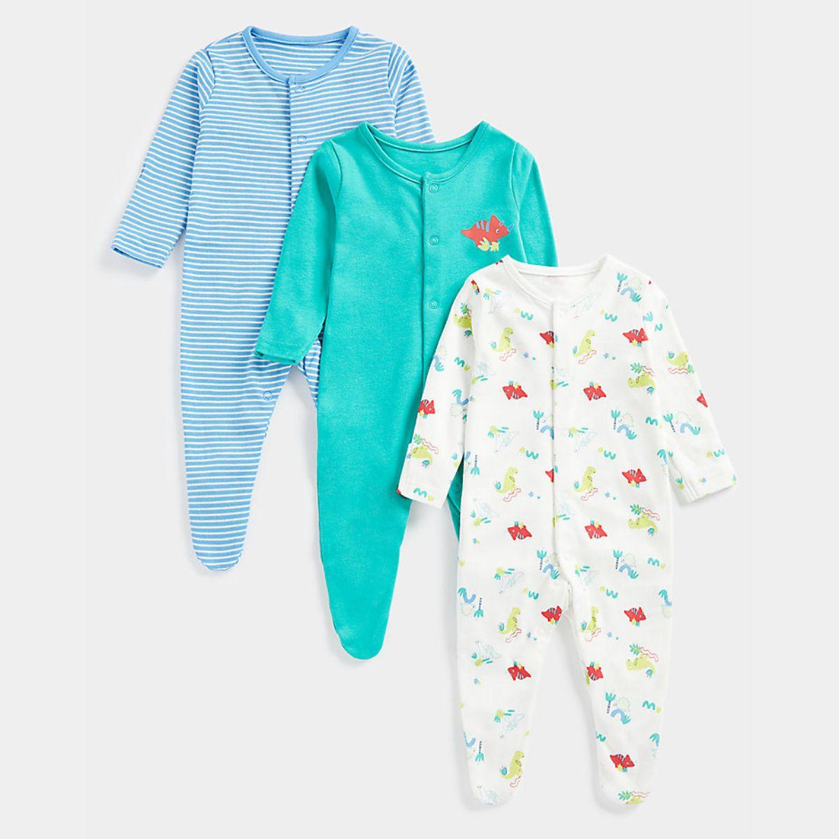 Mothercare baby boy sales sleepsuits